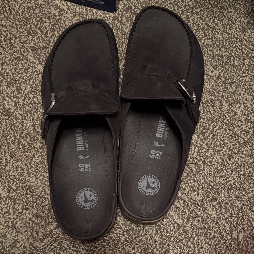 Birkenstock Black Womens Loafers